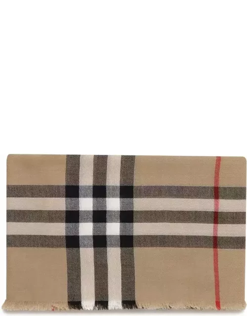 Burberry Check Pattern Scarf