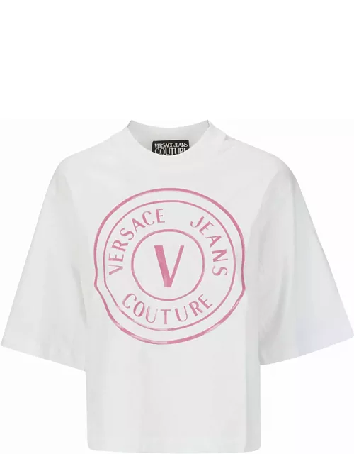 Versace Jeans Couture Logo-print Cotton T-shirt