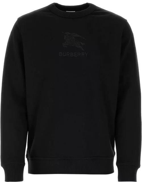 Burberry Ekd Black Crew-neck Sweatshirt