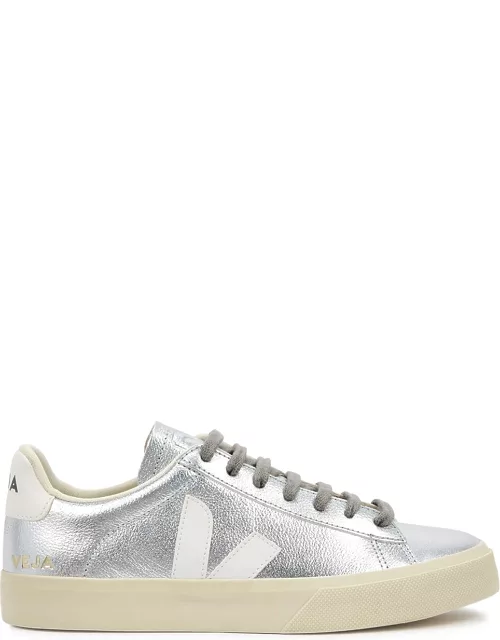 Campo silver leather sneakers