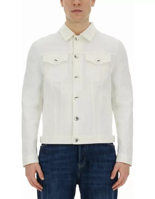 Brunello Cucinelli Buttoned Slim-fit Denim Jacket