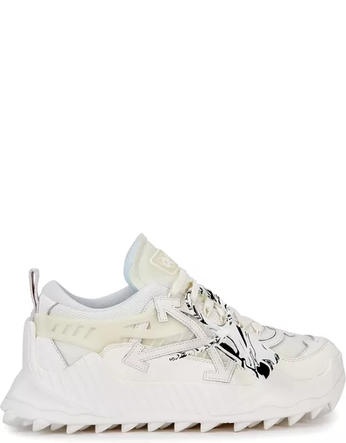 Odsy-1000 white panelled sneakers