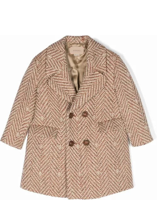 Gucci Brown Cotton Coat