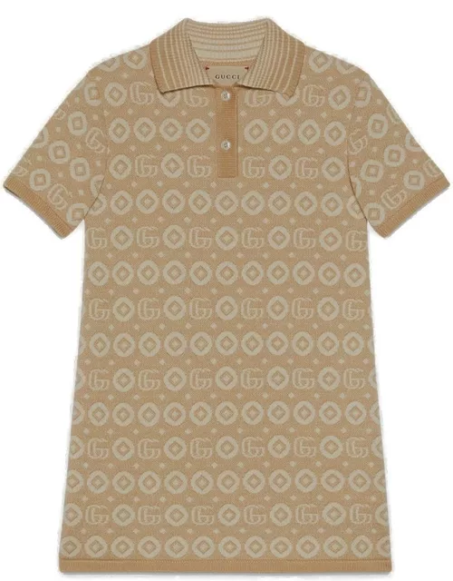 Gucci Monogram Short-sleeved Dres