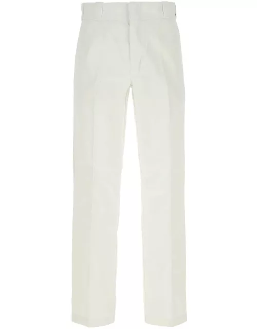 Dickies White Polyester Blend Pant