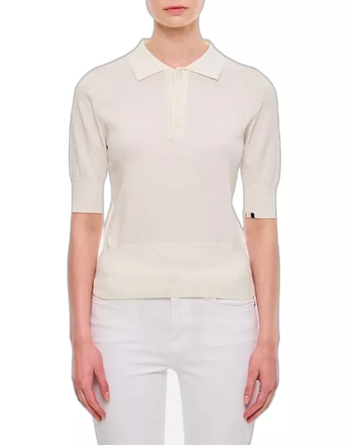 Extreme Cashmere X Polo Cashmere And Cotton T-shirt White TU