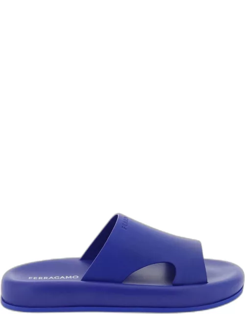 Sandals FERRAGAMO Men color Royal Blue