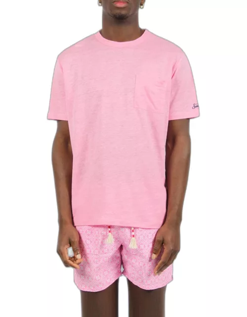 T-Shirt MC2 SAINT BARTH Men color Pink