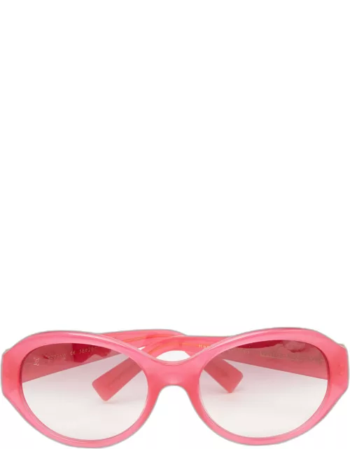 Louis Vuitton Pink Gradient Z0236W Oval Sunglasse