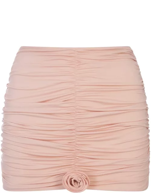 La Reveche Quartz Pink Lillibet Mini Skirt