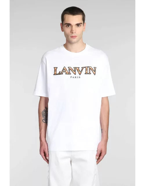 Lanvin T-shirt In White Cotton