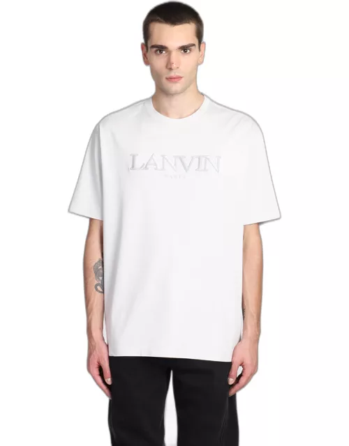 Lanvin T-shirt In Grey Cotton