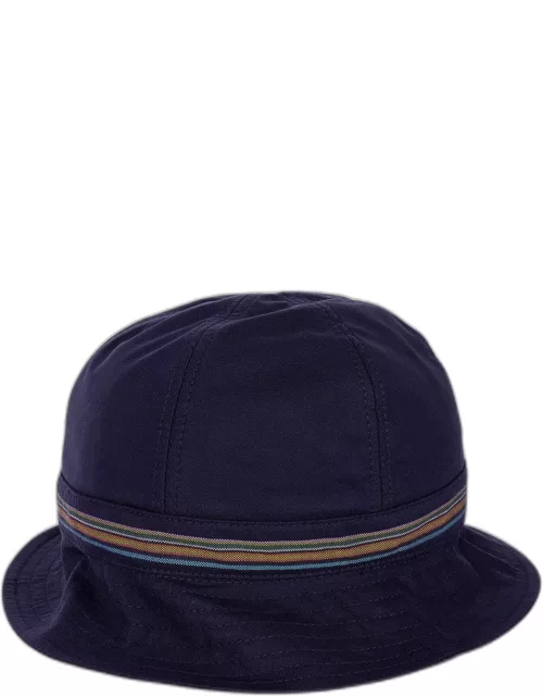 Men's Cotton Signature Band Bucket Hat