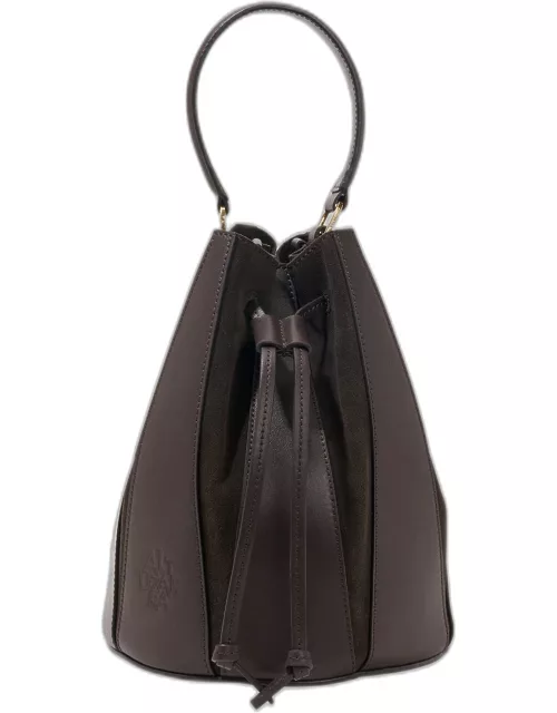 Drum Small Suede & Leather Bucket Bag