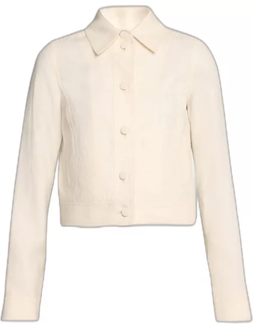 Thereza Cropped Wool-Blend Jacket