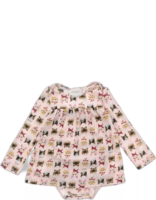 Gucci Pink Printed Cotton Dres