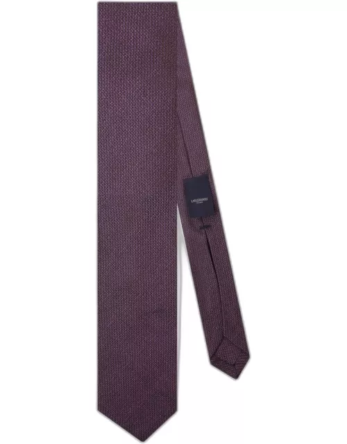 Larusmiani Grey Silk Tie Tie