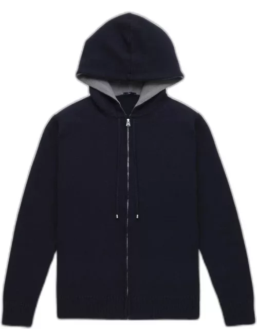 Larusmiani Zipper Hoodie Sasso Fratino Sweater