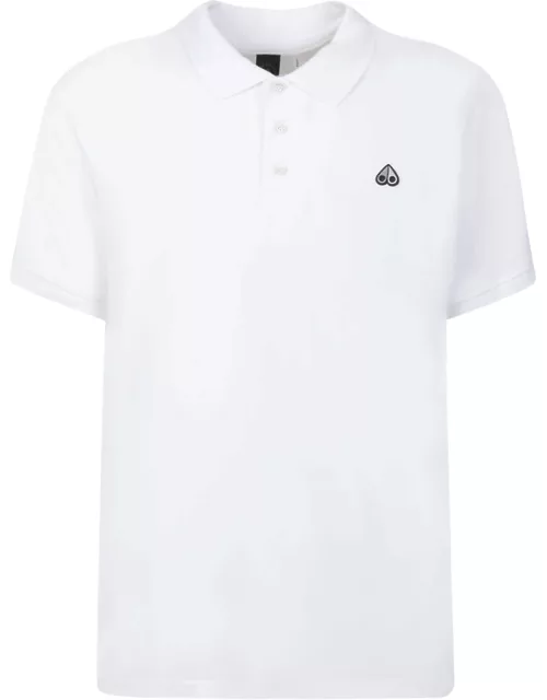 Moose Knuckles White Polo Shirt