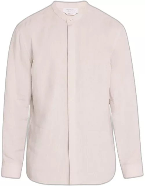 Men's Ollie Linen Casual Button-Down Shirt