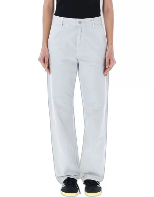 Pants CARHARTT WIP Woman color Silver