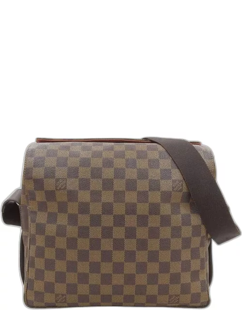 Louis Vuitton Brown Canvas Naviglio Shoulder Bag