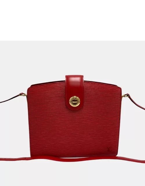 Louis Vuitton Red Capucines Shoulder Bag