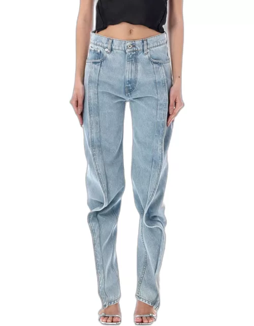 Jeans Y/PROJECT Woman color Deni