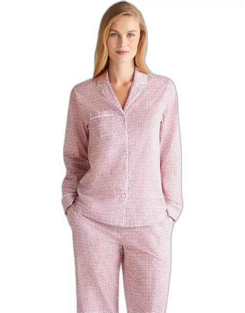 Derek Rose Women's Pyjamas Ledbury 72 Cotton Batiste White
