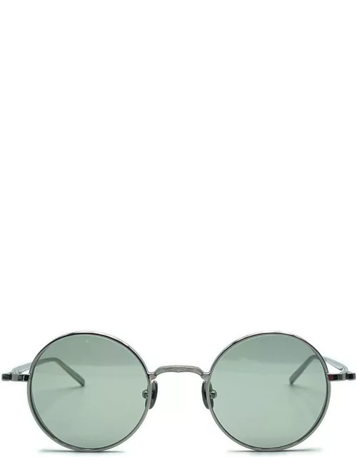 Matsuda M3087 - Palladium White / Light Green Sunglasse