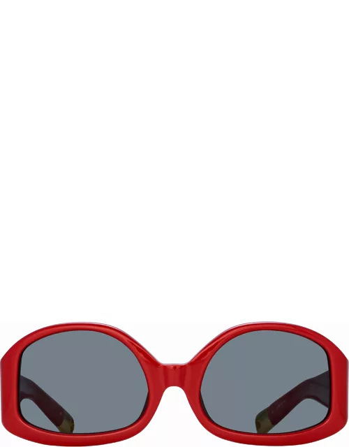 Colapso Special Sunglasses in Red by Jacquemu