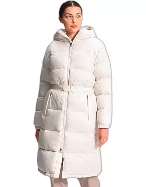 Women's The North Face Inc Nuptse Belted Long Parka Jacket
