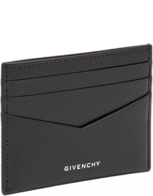 Classique 4G black leather card case