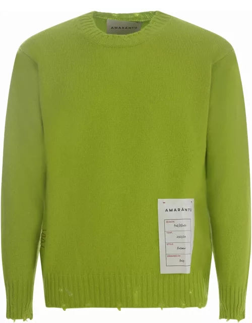 Sweater Amaranto Made Of Wool Blend