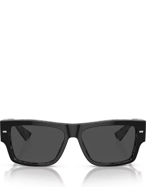 Dolce & Gabbana Eyewear Dg4451 Black On Grey Havana Sunglasse