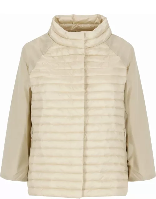 Save the Duck Padded And Quilted Jacket With Logo