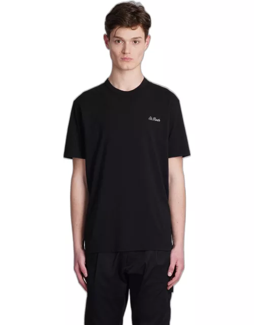 MC2 Saint Barth Dover T-shirt In Black Cotton