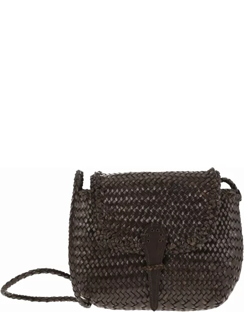 Dragon Diffusion Mini City Bag - Woven Leather Bag