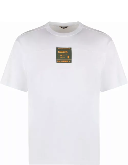 K-Way Fantome Cotton Crew-neck T-shirt