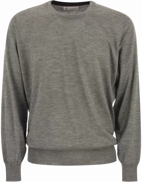 Brunello Cucinelli Lightweight Cashmere And Silk Crew-neck Sweater