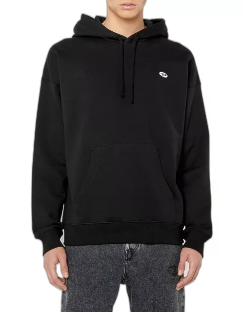 Men's Hoodie with Oval D Patch