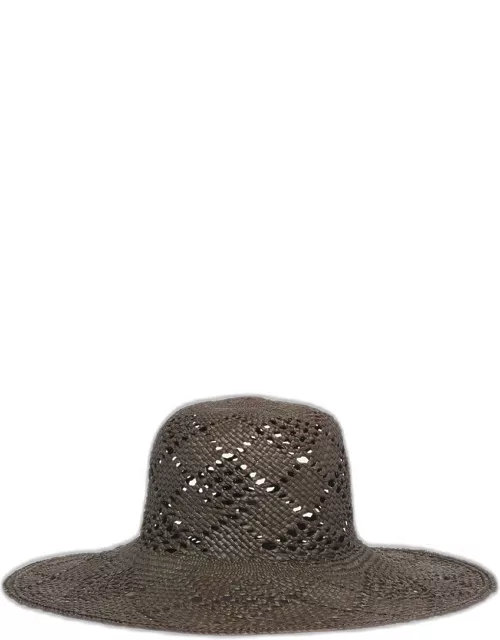 Hoshi Woven Straw Bucket Hat