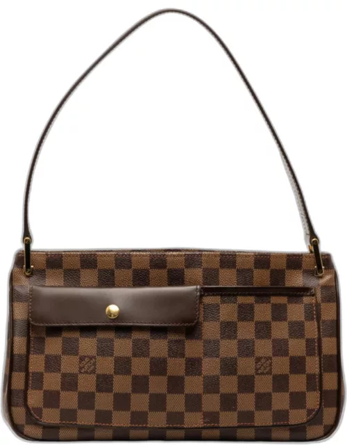 Louis Vuitton Brown Damier Ebene Canvas Aubagne Shoulder Bag