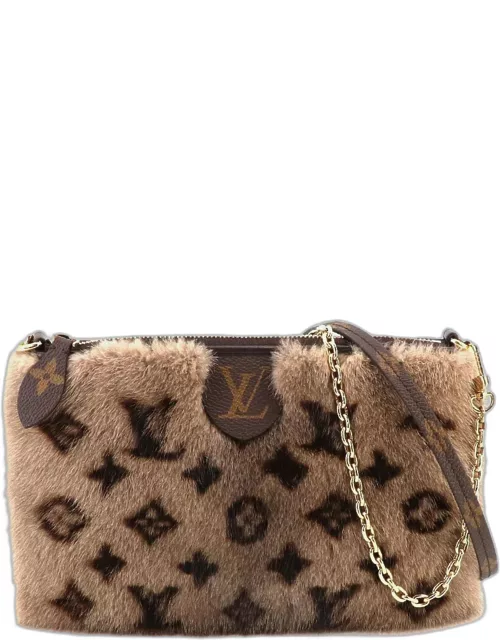 Louis Vuitton Brown Monogram Mink Neo Pochette Milla Vision Shoulder Bag