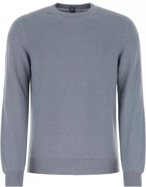 Fedeli Powder Blue Cashmere Sweater