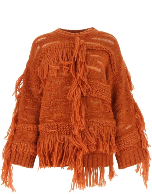 Stella McCartney Orange Alpaca Blend Sweater