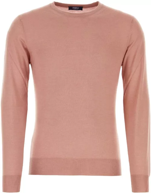 Fedeli Antiqued Pink Cashmere Blend Sweater
