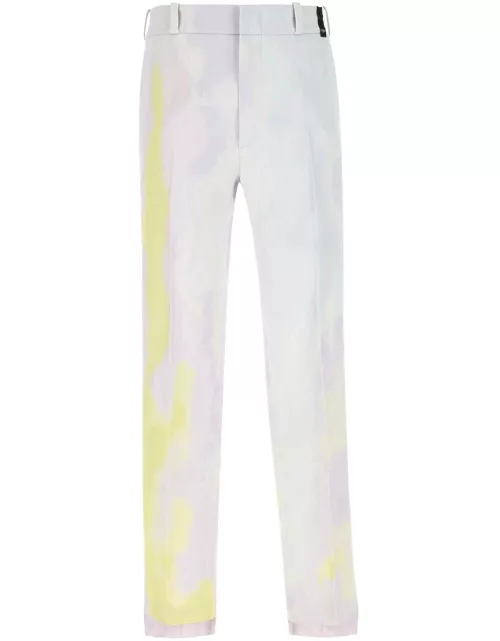 Fendi Printed Linen Blend Pant