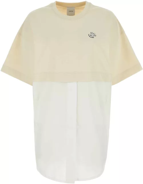 Patou Two-tone Cotton T-shirt Dres