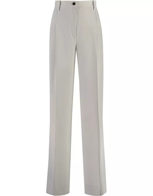 Calvin Klein Twill Wide-leg Trouser